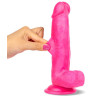 LIKETRUE Gode réaliste Slidy Cock 15 x 4cm Rose